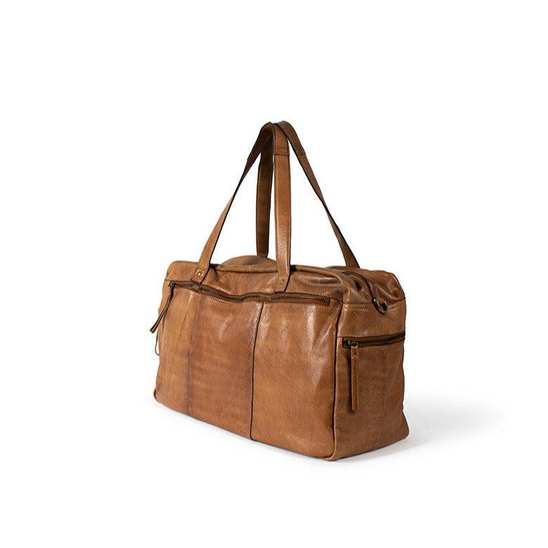 Re:Designed by Dixie Signe Urban Weekend Bag i skinn Walnut-Bagger-BagBrokers