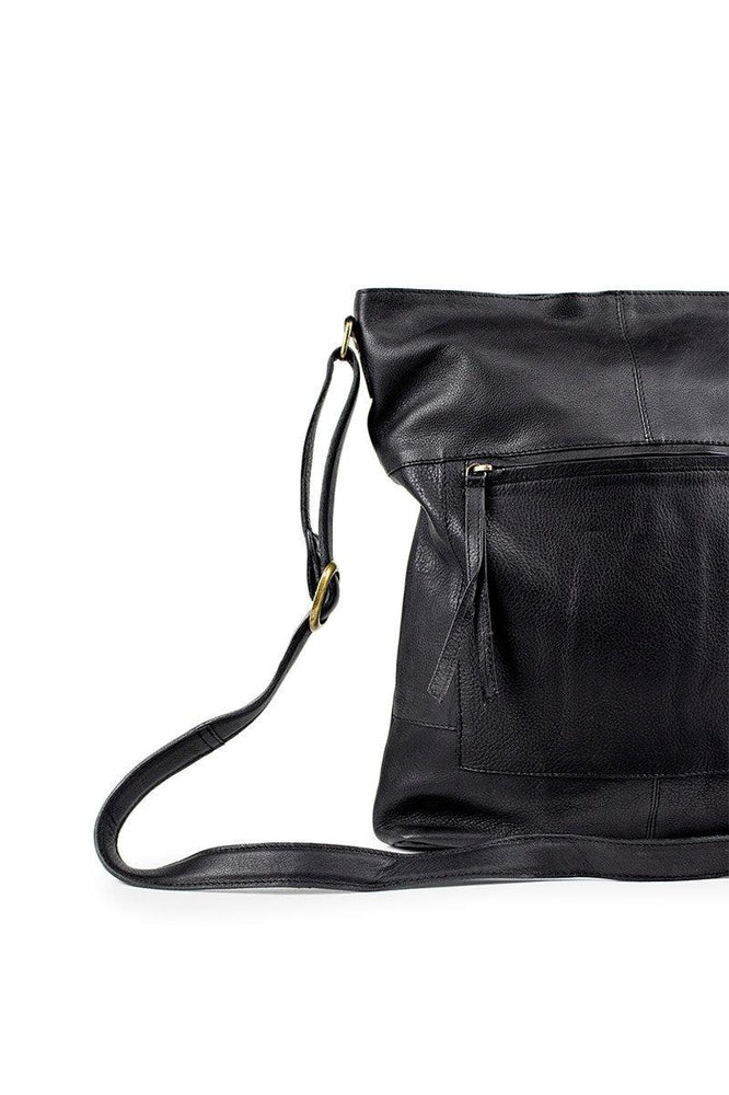 Re:Designed by Dixie Storslet skulderveske i skinn Svart-Damevesker-BagBrokers