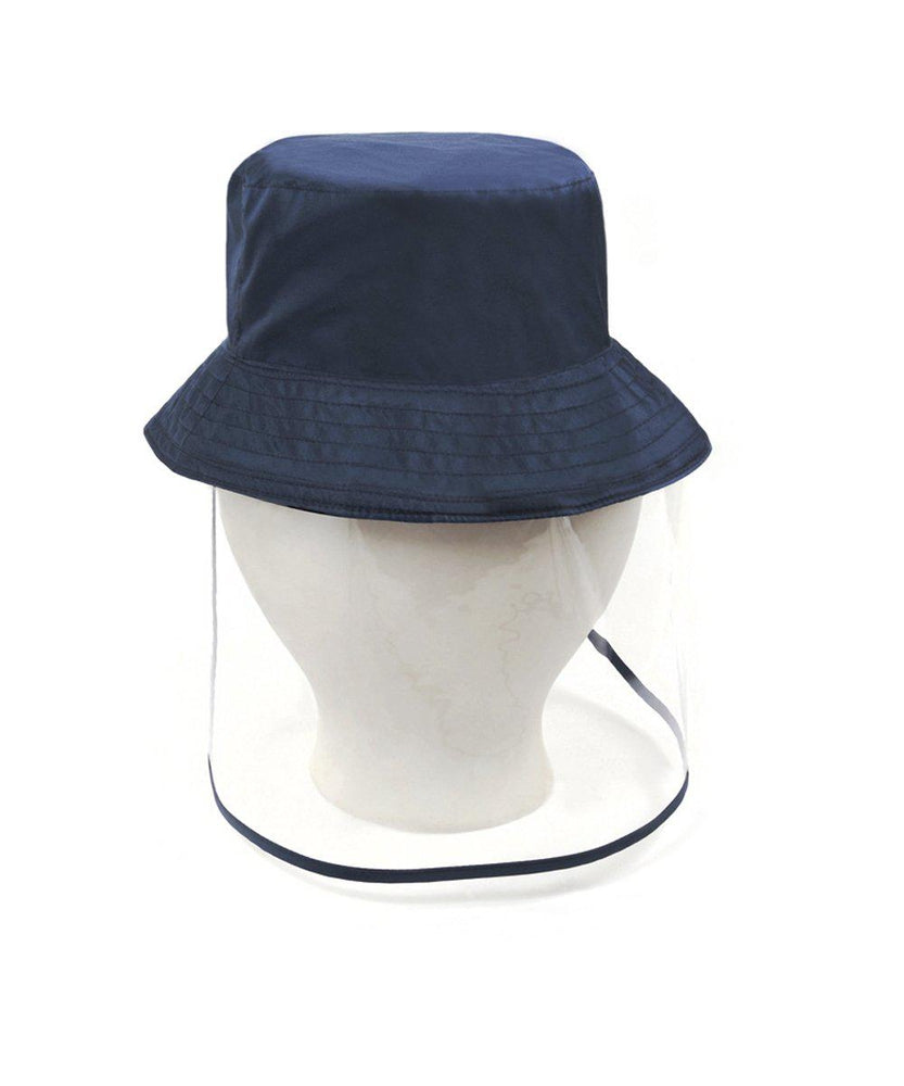 Regnhatt med avtagbart visir Blå-regn hatt-BagBrokers
