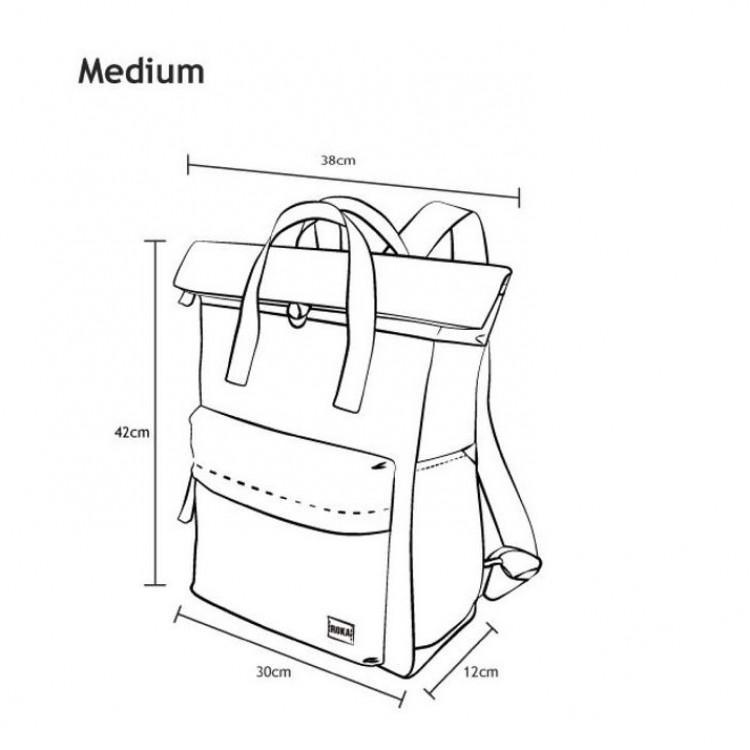 Roka Canfield B Mellomstor Vannavvisende Multifunksjonell Ryggsekk 15,6" Rød-Ryggsekker-BagBrokers