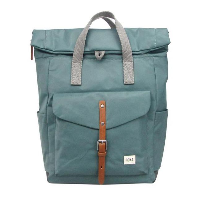 Roka Canfield C Mellomstor Vannavvisende Multifunksjonell Ryggsekk 15,6" Petrol-Ryggsekker-BagBrokers