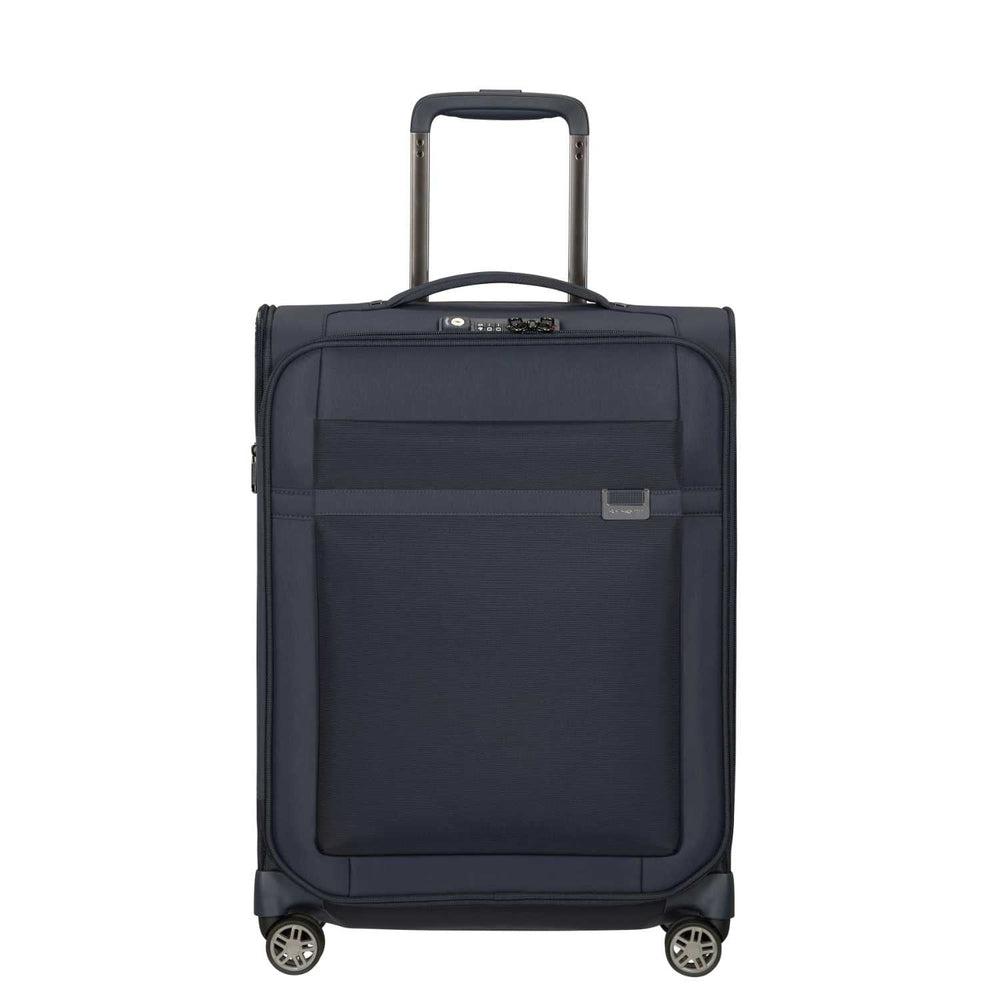 Samsonite AIREA kabinkoffert med 4 hjul 55 cm (20cm) 1,8 kg Mørkeblå-Myke kofferter-BagBrokers