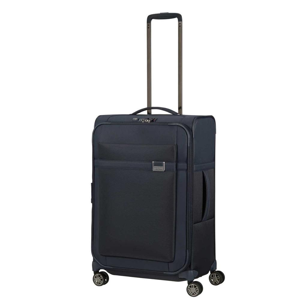 Samsonite AIREA kabinkoffert med 4 hjul 55 cm (20cm) 1,8 kg Mørkeblå-Myke kofferter-BagBrokers