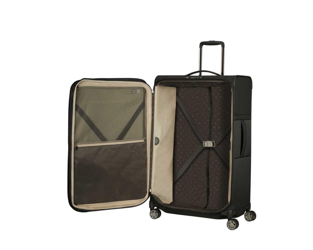Samsonite AIREA utvidbar stor koffert med 4 hjul 78 cm 2,8 kg Mørkeblå-Myke kofferter-BagBrokers