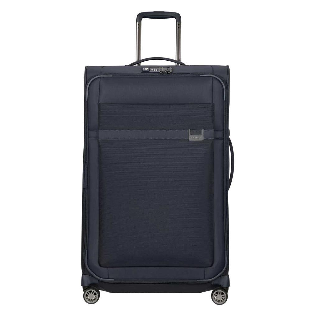 Samsonite AIREA utvidbar stor koffert med 4 hjul 78 cm 2,8 kg Mørkeblå-Myke kofferter-BagBrokers