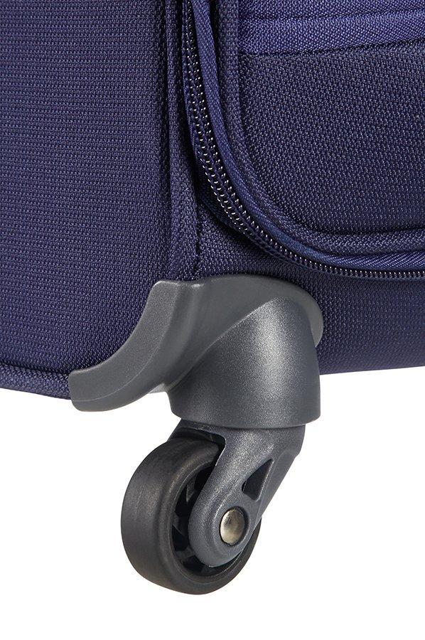 Samsonite Base Boost lett myk utvidbar stor koffert 78 cm/ 112 liter Mørkeblå-Myke kofferter-BagBrokers