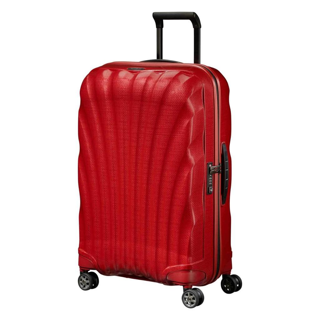 Samsonite C-Lite Ultralett hard Medium koffert 69 cm/68 L Rød-Harde kofferter-BagBrokers