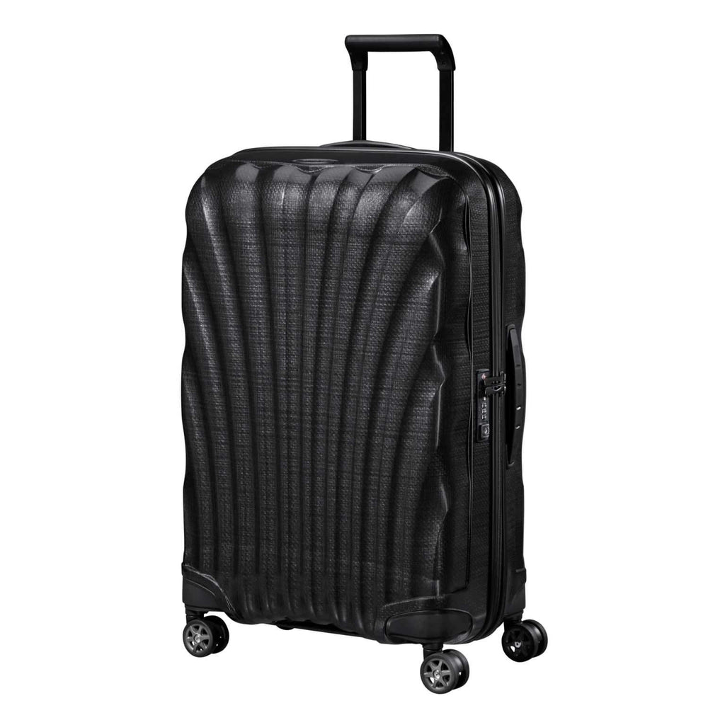 Samsonite C-Lite Ultralett hard Medium koffert 69 cm/68 L Svart-Harde kofferter-BagBrokers