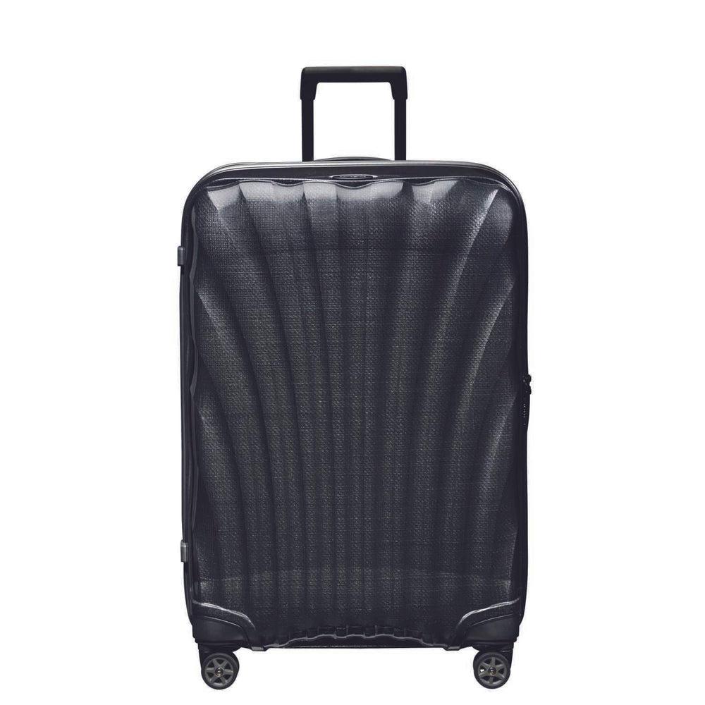 Samsonite C-Lite Ultralett hard stor koffert 75 cm/94L Svart-Harde kofferter-BagBrokers