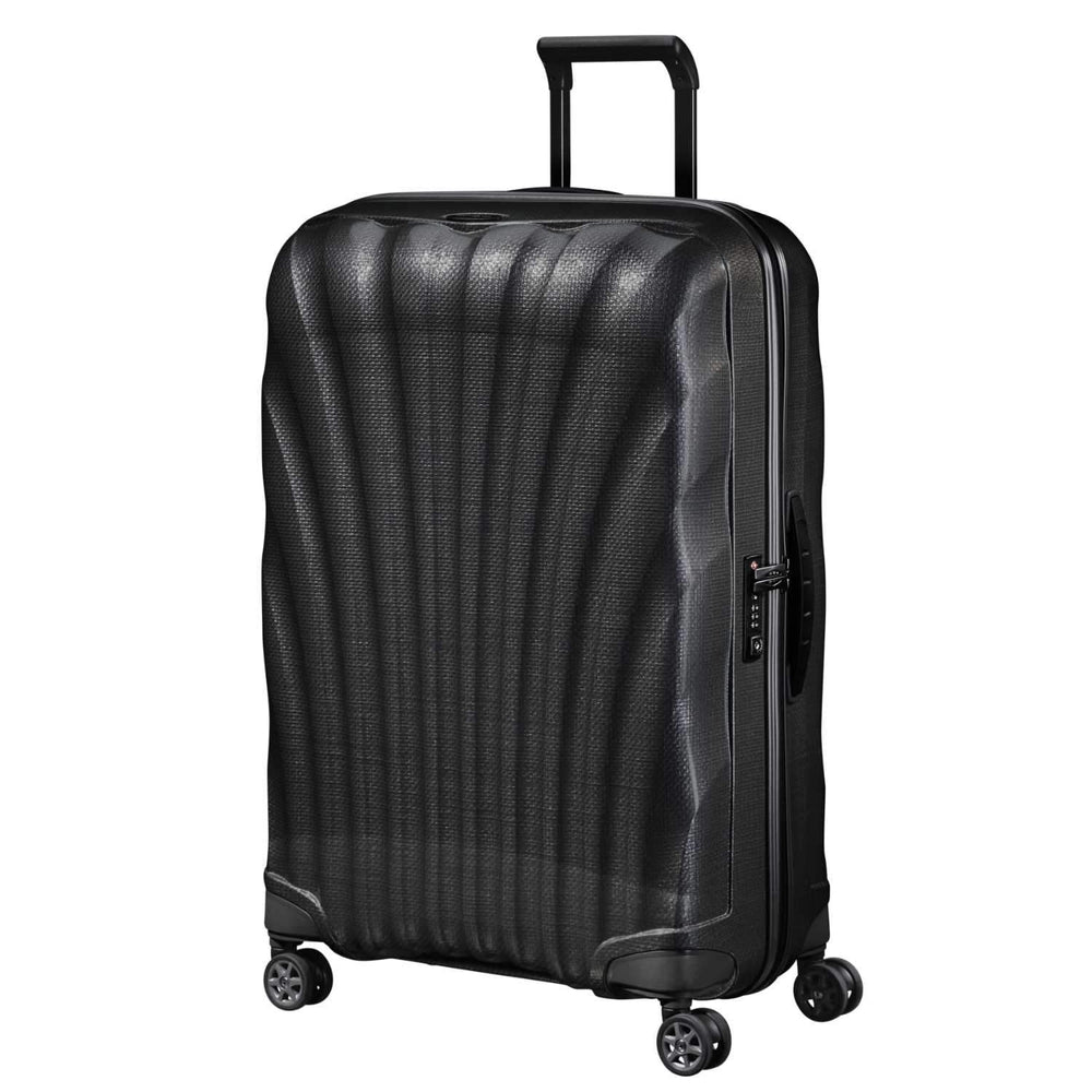 Samsonite C-Lite Ultralett hard stor koffert 75 cm/94L Svart-Harde kofferter-BagBrokers