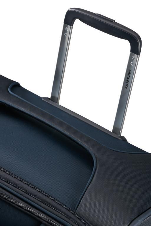 Samsonite D'Lite lett myk utvidbar stor koffert 78 cm Midnatt Blå-Myke kofferter-BagBrokers
