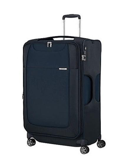 Samsonite D'Lite lett myk utvidbar stor koffert 78 cm Midnatt Blå-Myke kofferter-BagBrokers