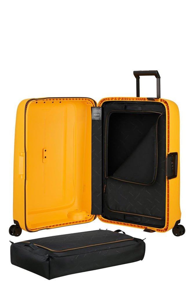Samsonite ESSENS™ hard medium koffert 69 cm 4 hjul Radient Yellow-Harde kofferter-BagBrokers