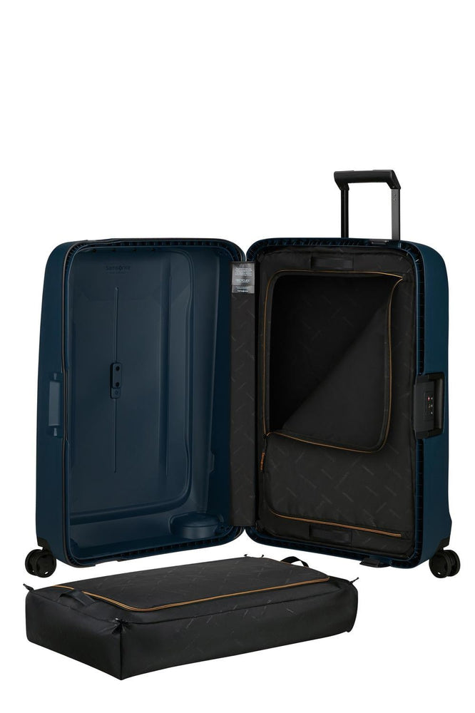 Samsonite ESSENS™ hard stor koffert 75 cm 4 hjul Midnight Blue-Harde kofferter-BagBrokers