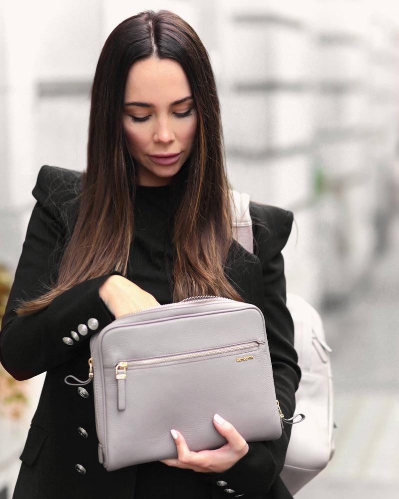 Samsonite Highline skinn nettbrett veske Night Black-Veske-BagBrokers