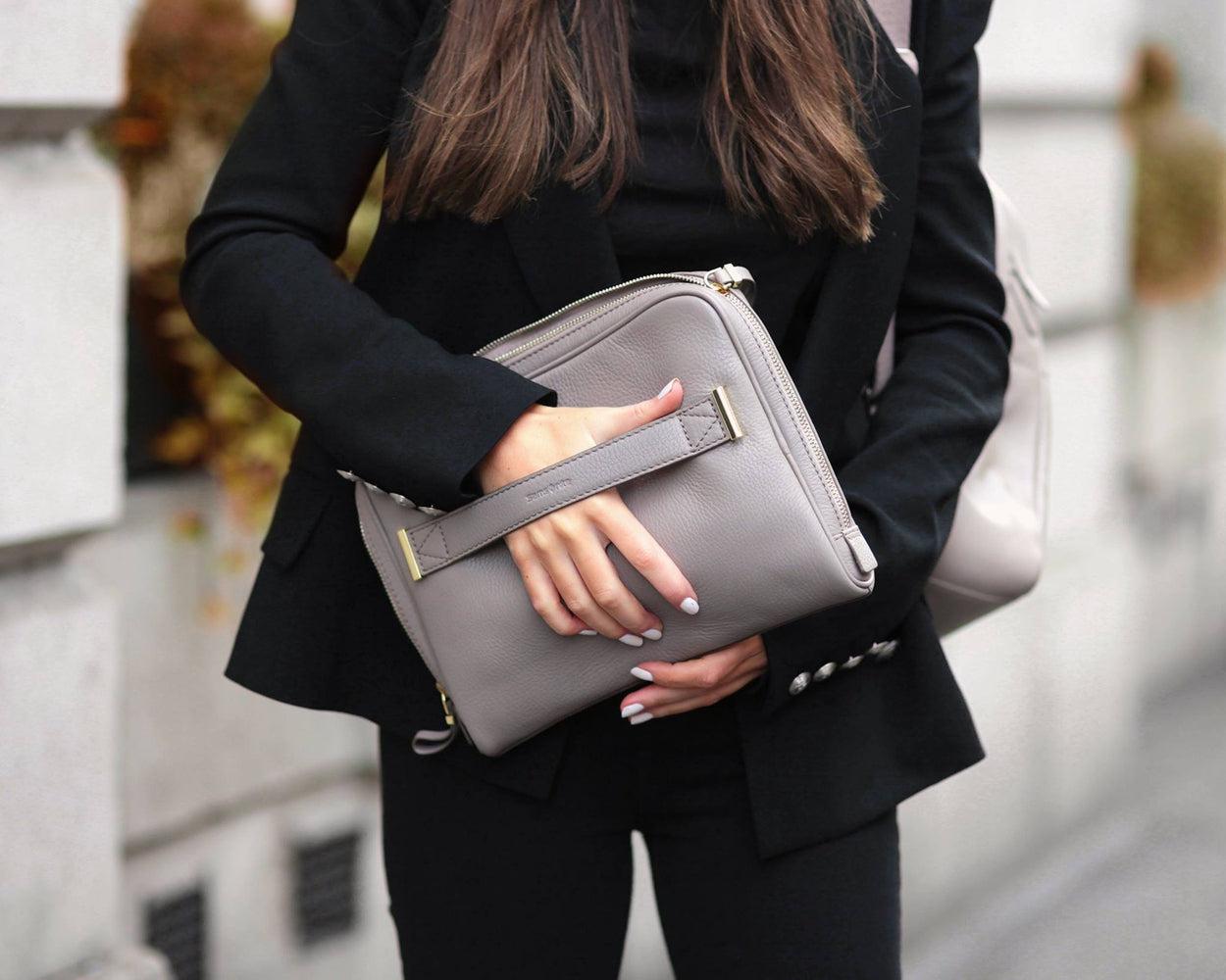 Samsonite Highline skinn nettbrett veske Night Black-Veske-BagBrokers