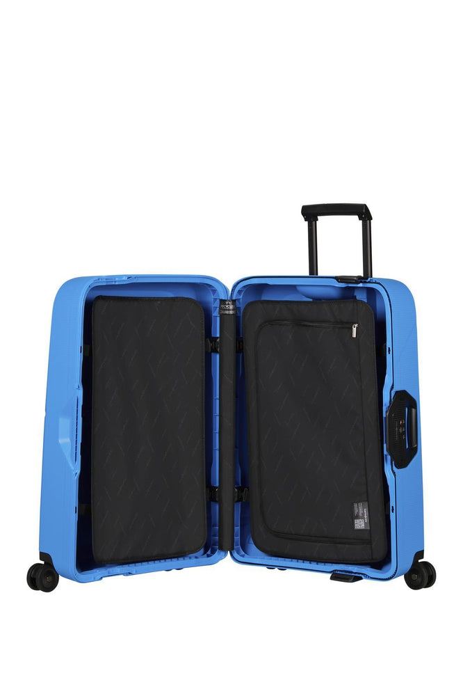 Samsonite Magnum ECO hard Kabin koffert 55 cm 4 hjul Summer Blue-Harde kofferter-BagBrokers