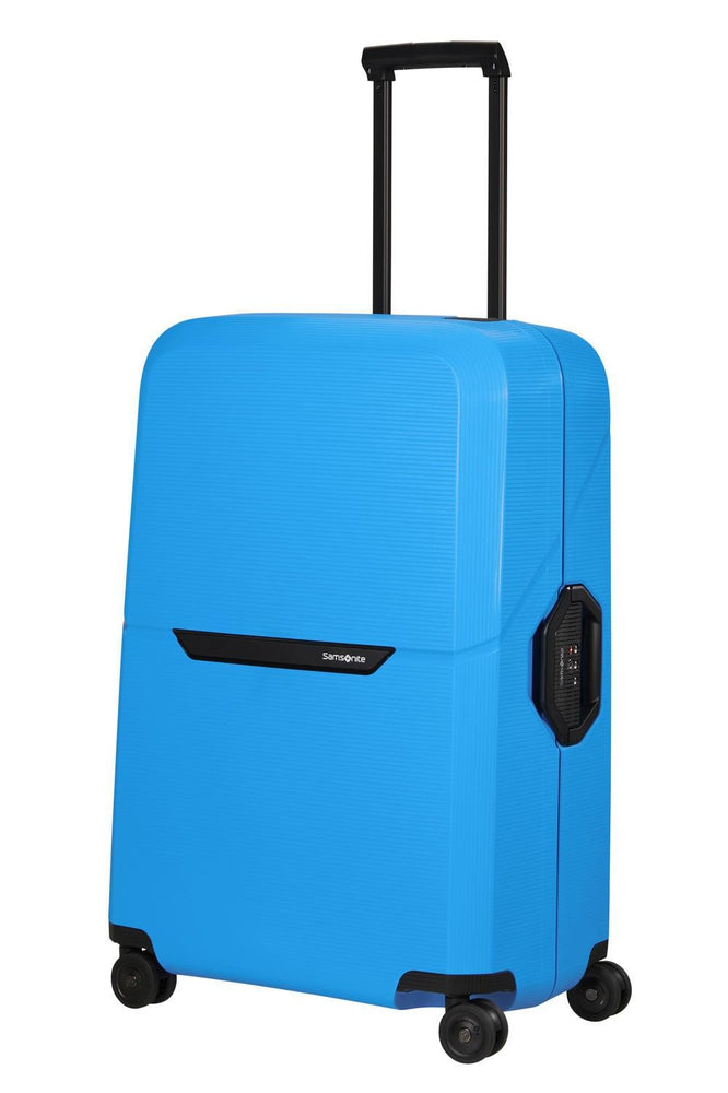 Samsonite Magnum ECO hard Medium koffert 69 cm 4 hjul Summer Blue-Harde kofferter-BagBrokers