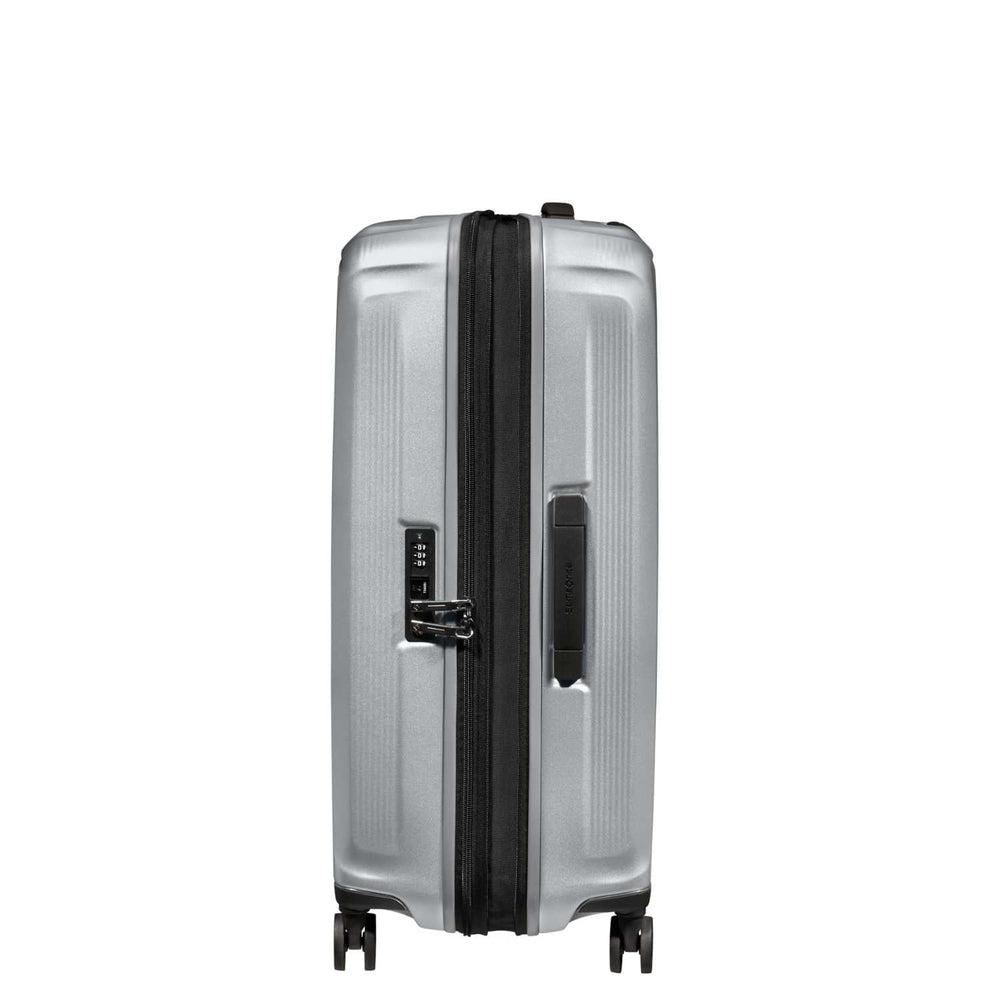 Samsonite NUON utvidbar Medium koffert 69 cm Matt Silver-Harde kofferter-BagBrokers