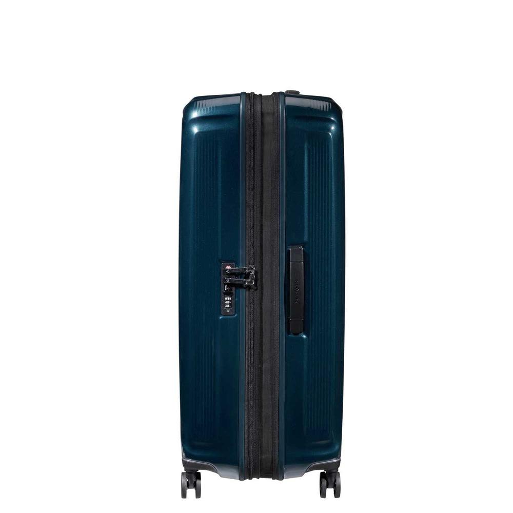Samsonite NUON utvidbar XL koffert 81 cm Metallic dark blue-Harde kofferter-BagBrokers