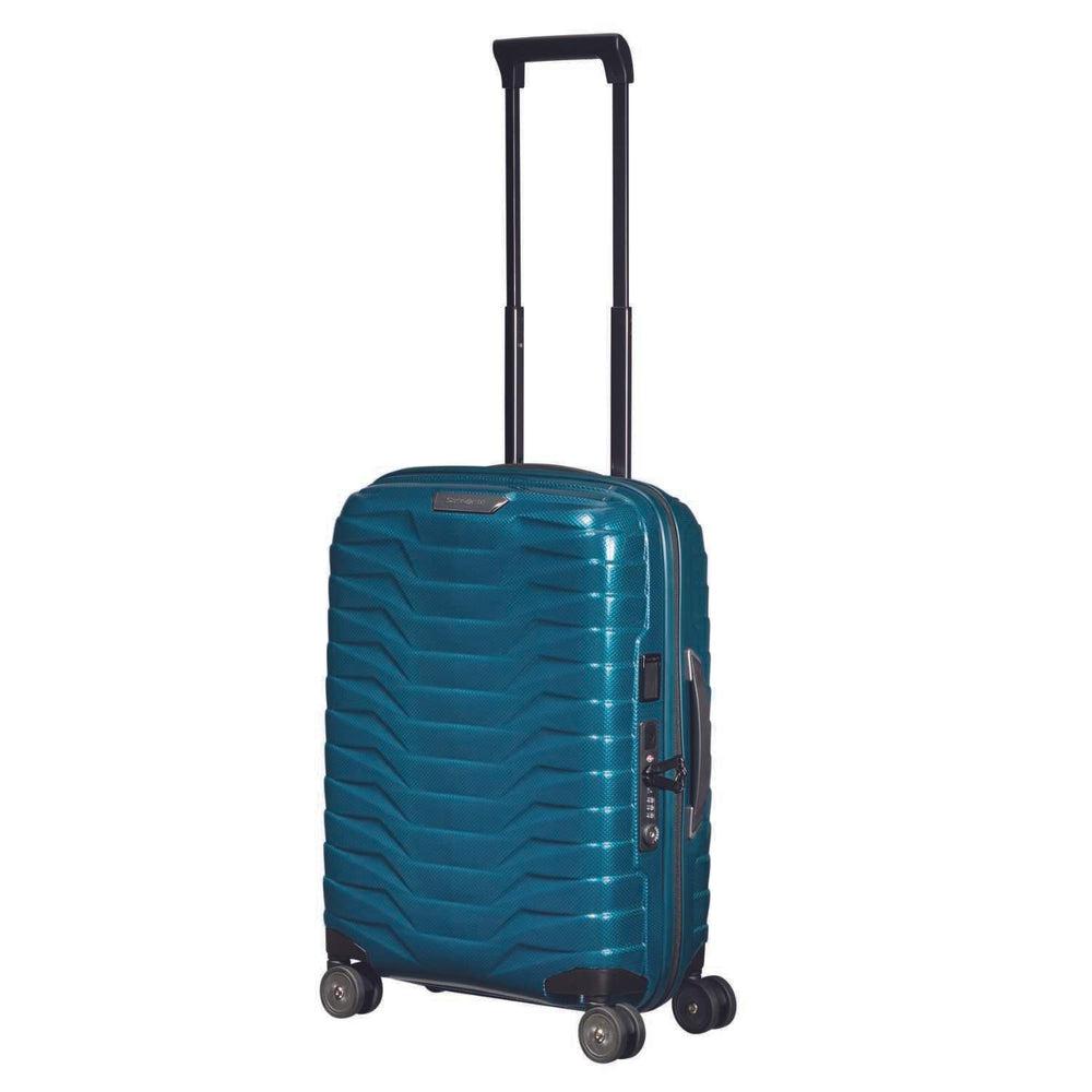 Samsonite PROXIS Utvidbar kabinkoffert med 4 hjul Petrol Blue-Harde kofferter-BagBrokers