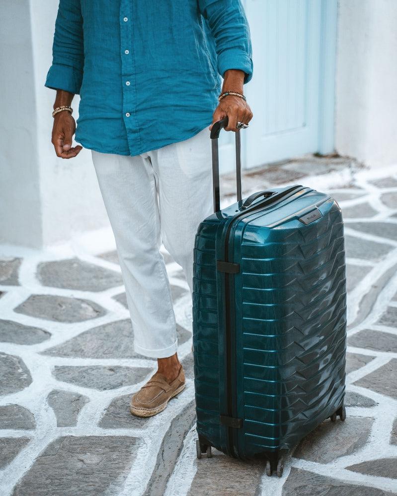 Samsonite PROXIS medium koffert 69 cm/75 L Petrol Blue-Harde kofferter-BagBrokers