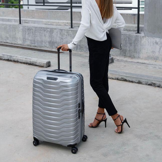 Samsonite PROXIS medium koffert 69 cm/75 L Silver-Harde kofferter-BagBrokers