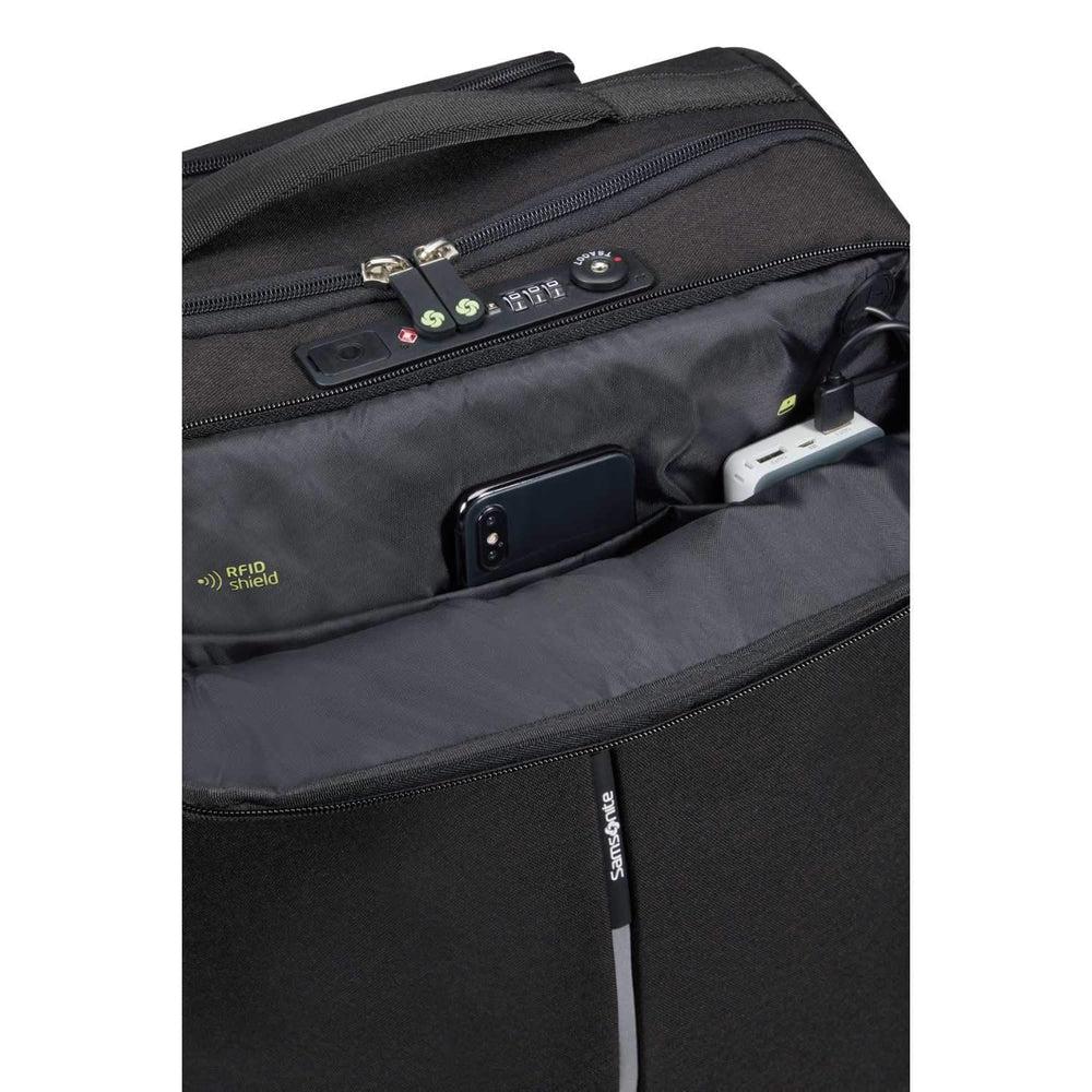 Samsonite Securipak Duffelbag med 2 hjul 55 cm (20cm) Black Steel-Bagger-BagBrokers