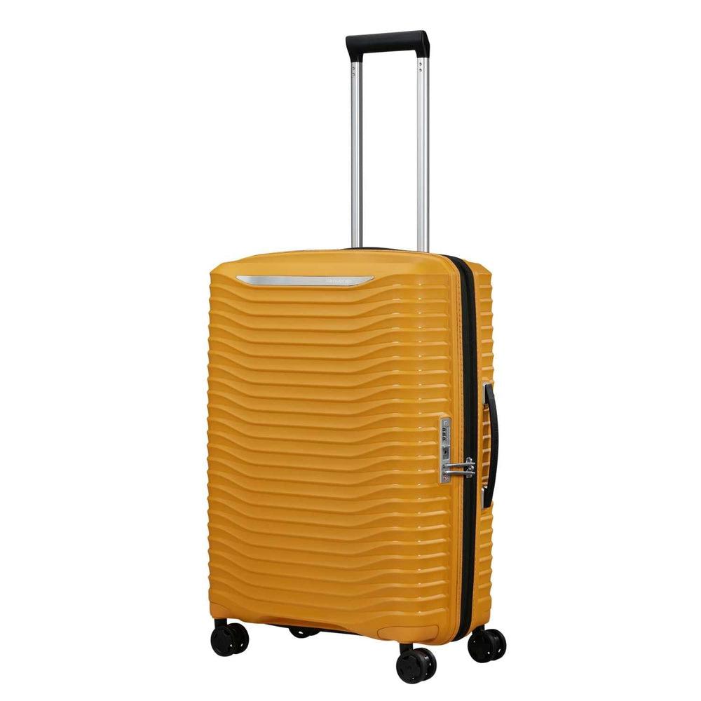 Samsonite UPSCAPE ekspanderende Medium koffert 68 cm Yellow-Harde kofferter-BagBrokers