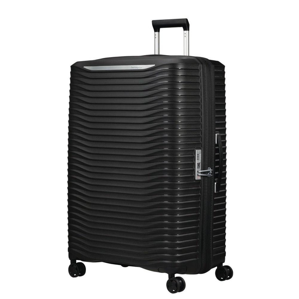 Samsonite UPSCAPE ekspanderende stor koffert 75 cm Svart-Harde kofferter-BagBrokers