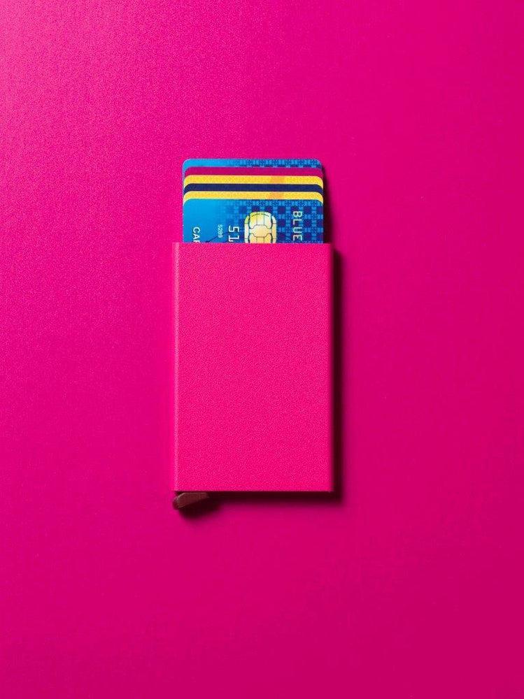 Secrid Cardprotector Powder Fuchsia-Lommebok/ Kortholder-BagBrokers
