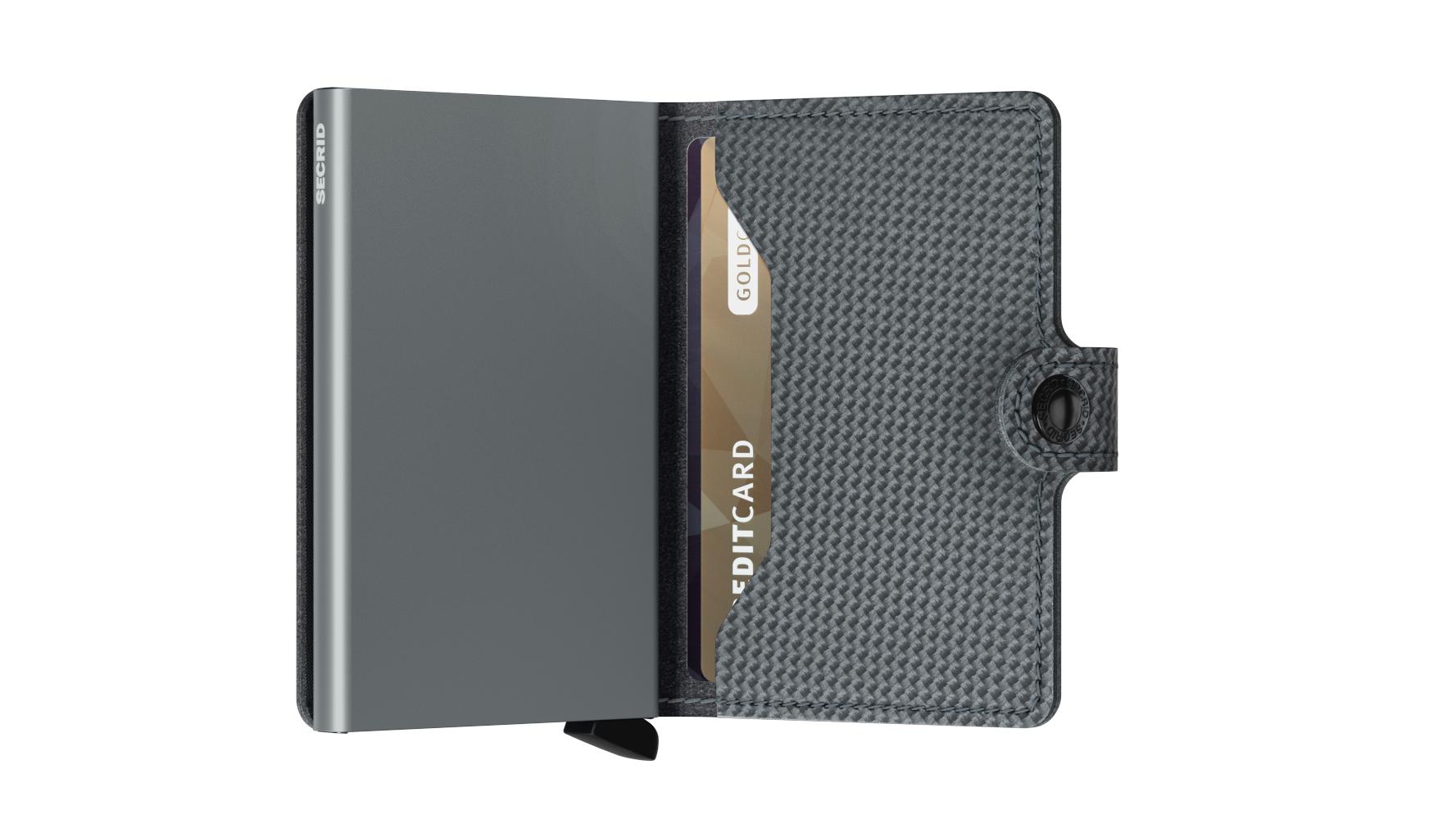 Secrid Miniwallet Carbon Cool Grey-Lommebok/ Kortholder-BagBrokers