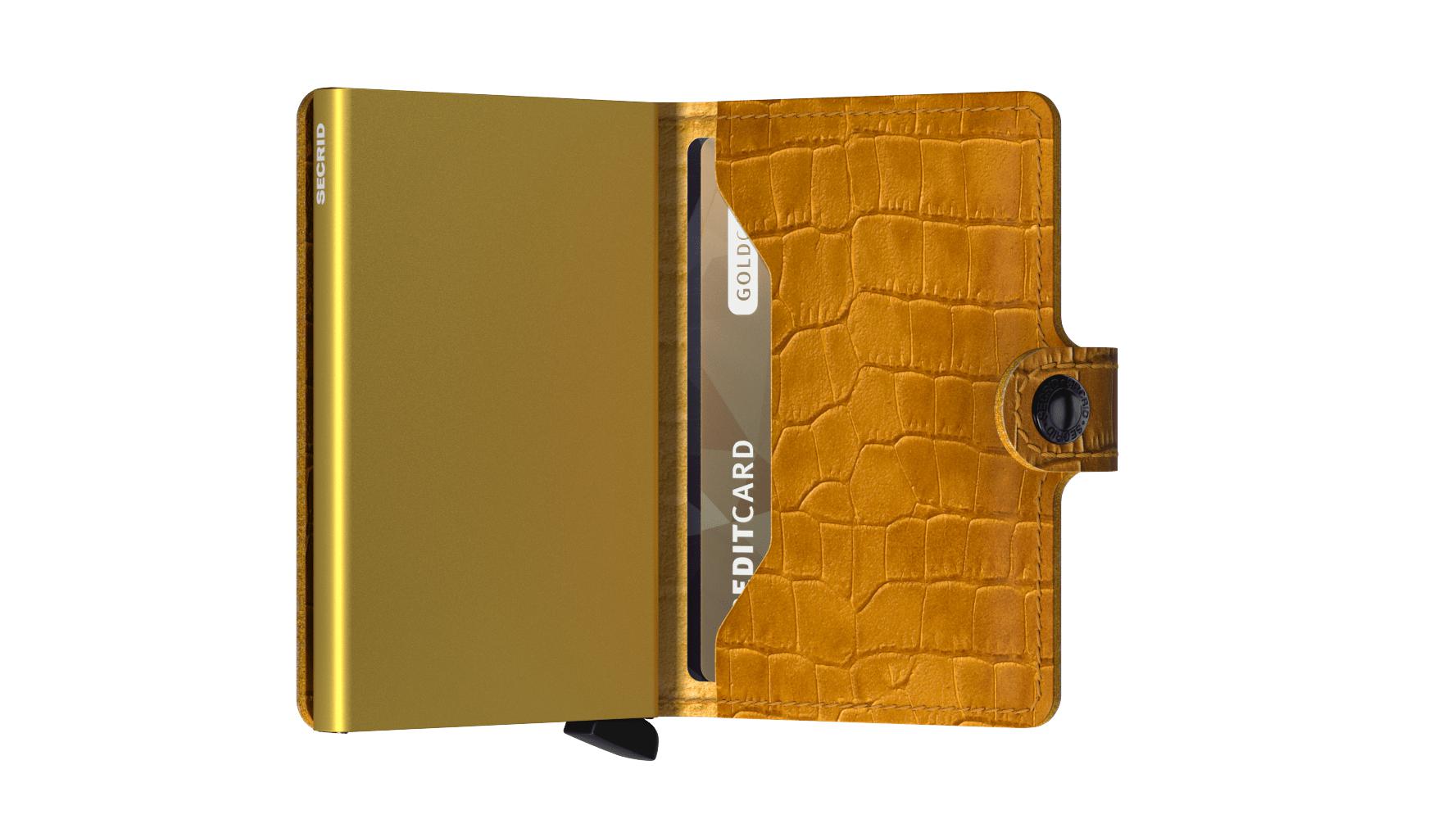 Secrid Miniwallet Cleo Ochre-Lommebok/ Kortholder-BagBrokers