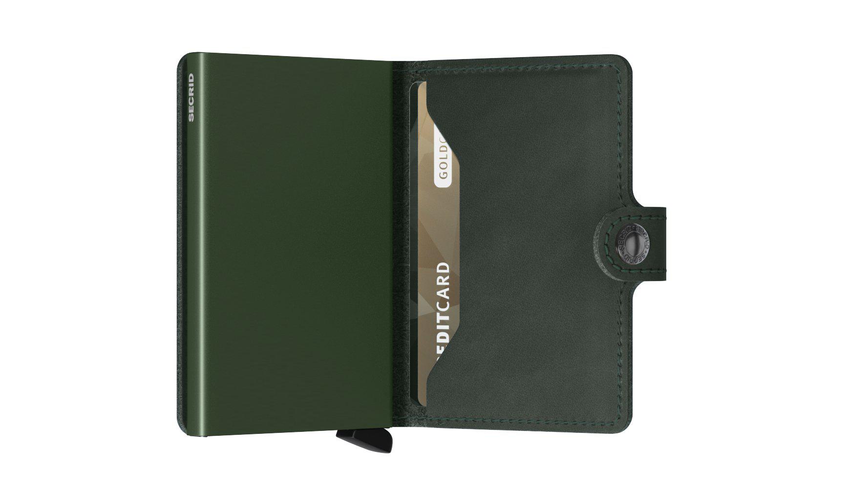 Secrid Miniwallet Green-Lommebok/ Kortholder-BagBrokers