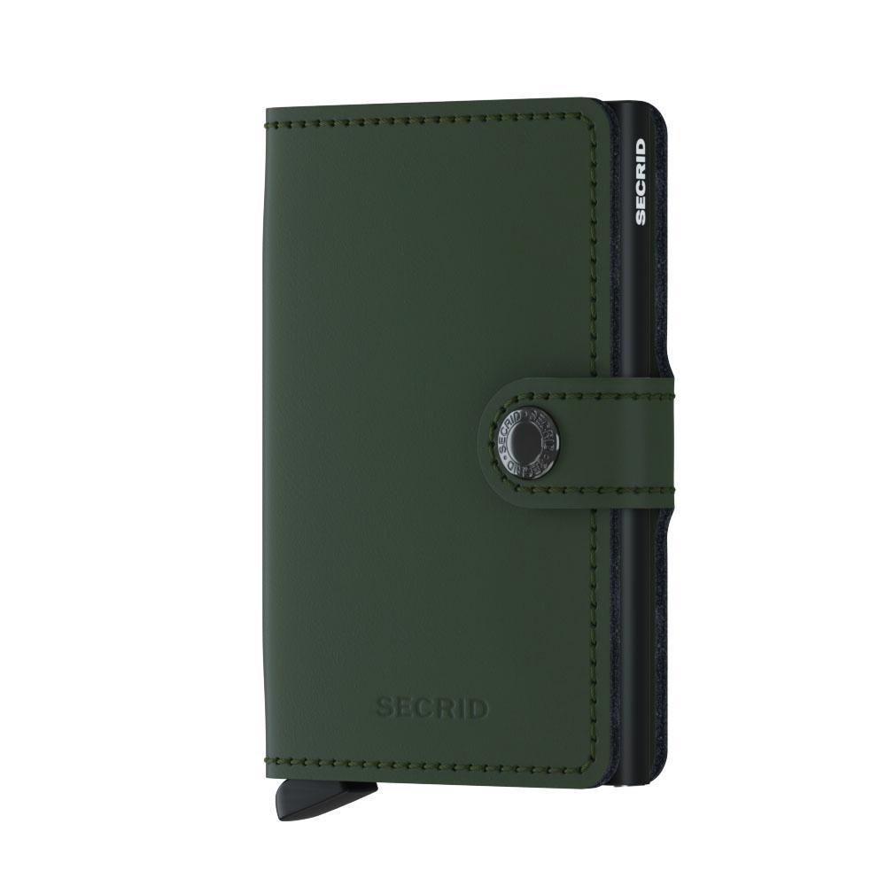 Secrid Miniwallet Green black matt-Lommebok/ Kortholder-BagBrokers
