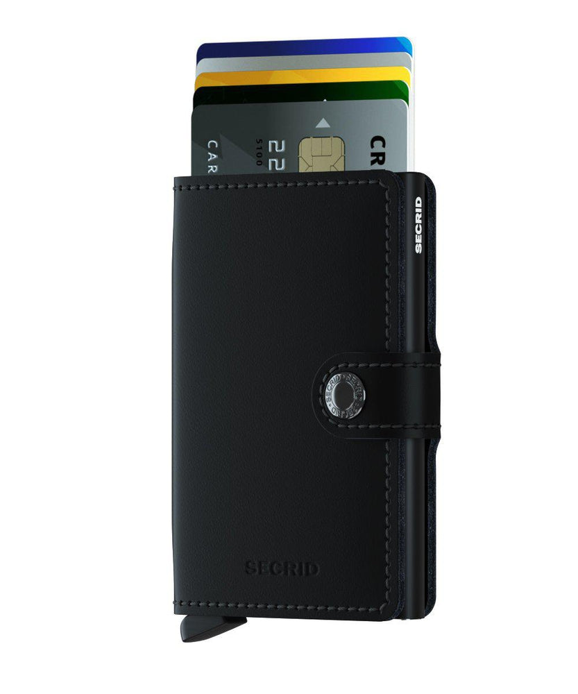 Secrid Miniwallet Original Matt Svart-Lommebok/ Kortholder-BagBrokers