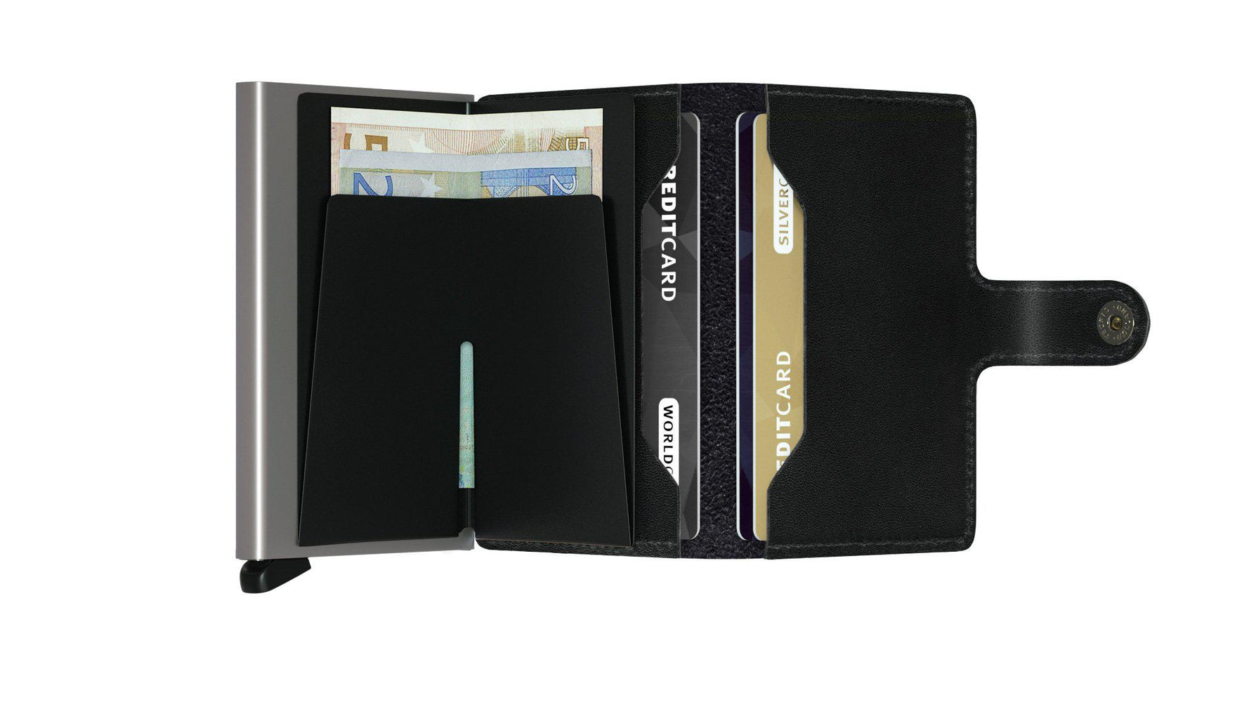 Secrid Miniwallet Original Svart-Lommebok/ Kortholder-BagBrokers