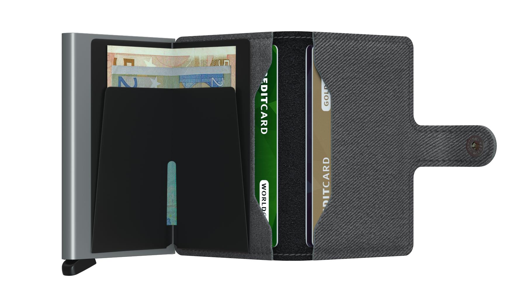 Secrid Miniwallet Twist Grey-Lommebok/ Kortholder-BagBrokers