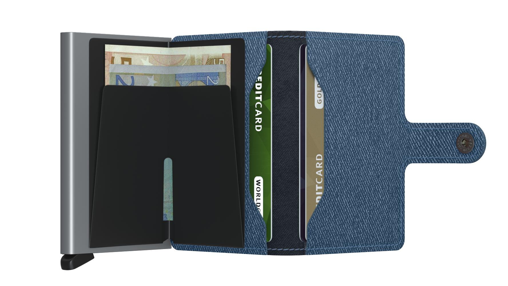 Secrid Miniwallet Twist Jeans Blue-Lommebok/ Kortholder-BagBrokers