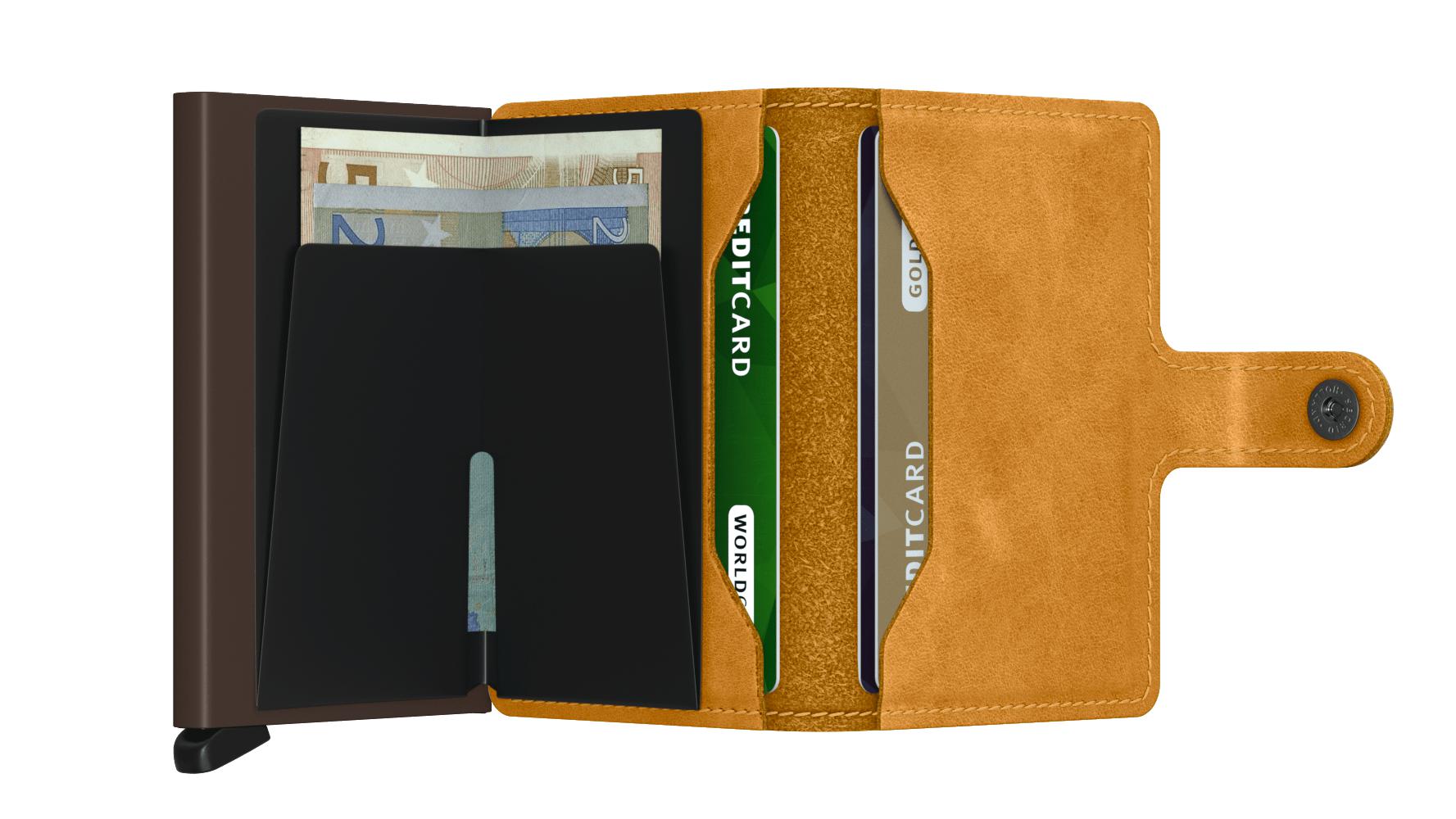 Secrid Miniwallet Vintage Ochre Yellow-Lommebok/ Kortholder-BagBrokers