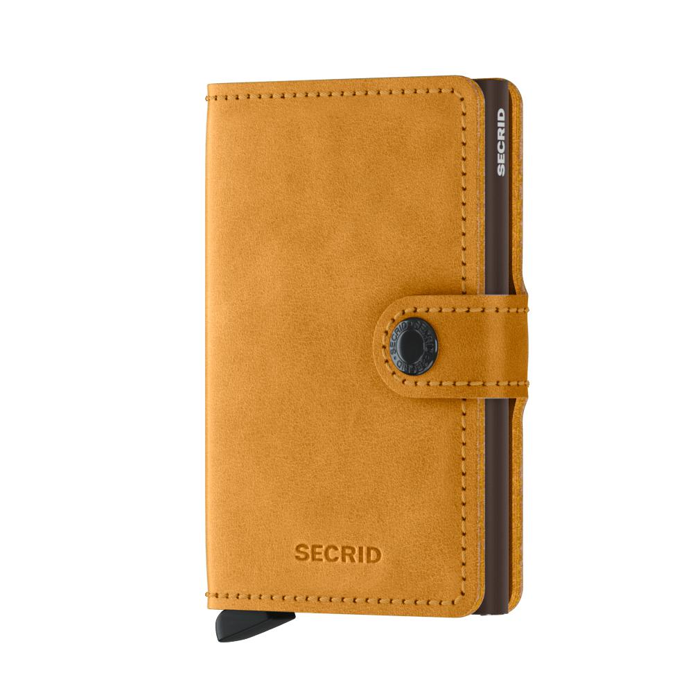 Secrid Miniwallet Vintage Ochre Yellow-Lommebok/ Kortholder-BagBrokers