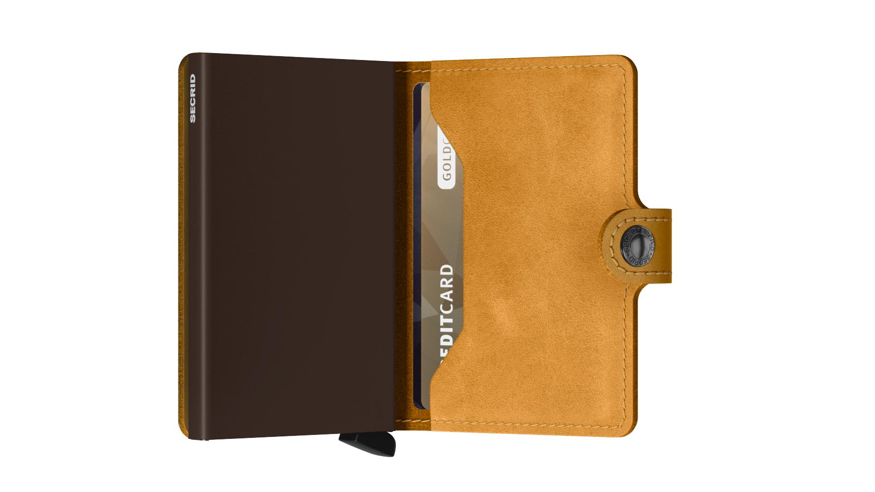 Secrid Miniwallet Vintage Ochre Yellow-Lommebok/ Kortholder-BagBrokers