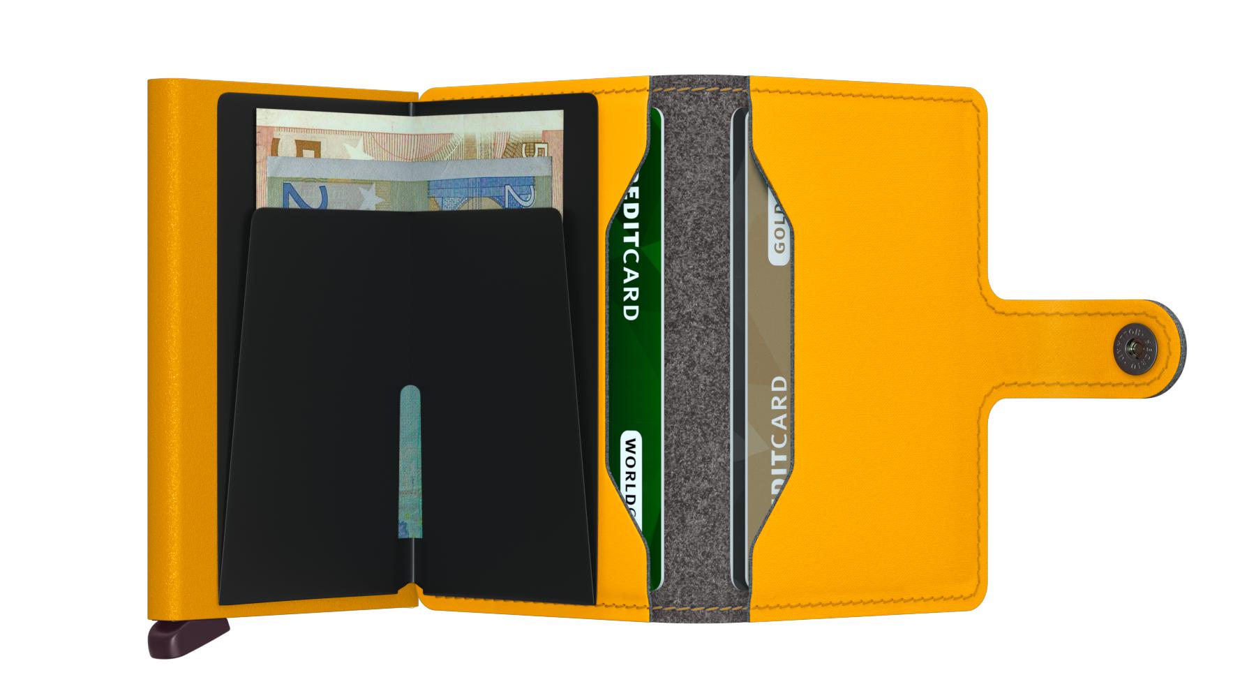 Secrid Miniwallet Yard Powder Ochre-Lommebok/ Kortholder-BagBrokers