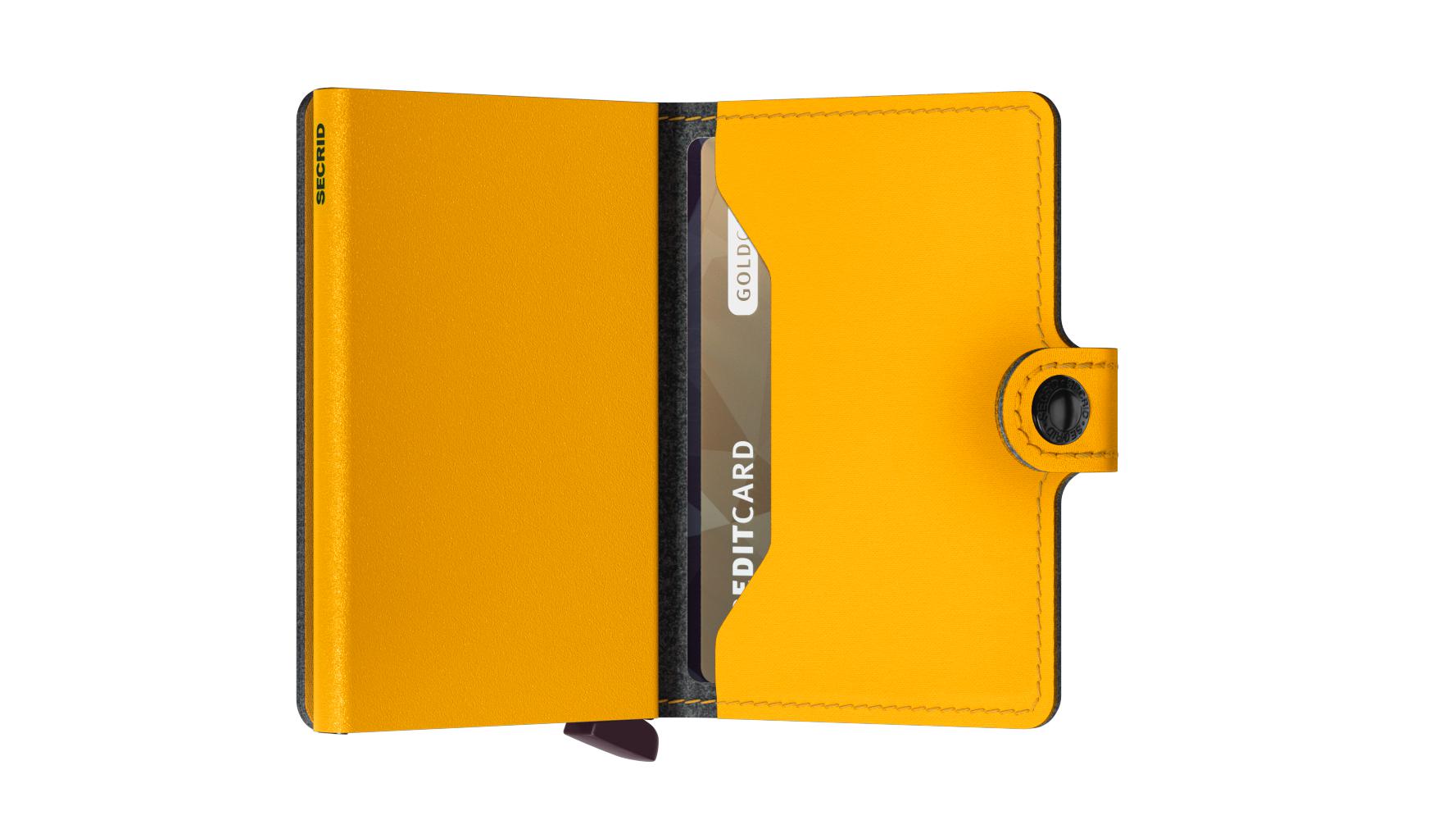 Secrid Miniwallet Yard Powder Ochre-Lommebok/ Kortholder-BagBrokers