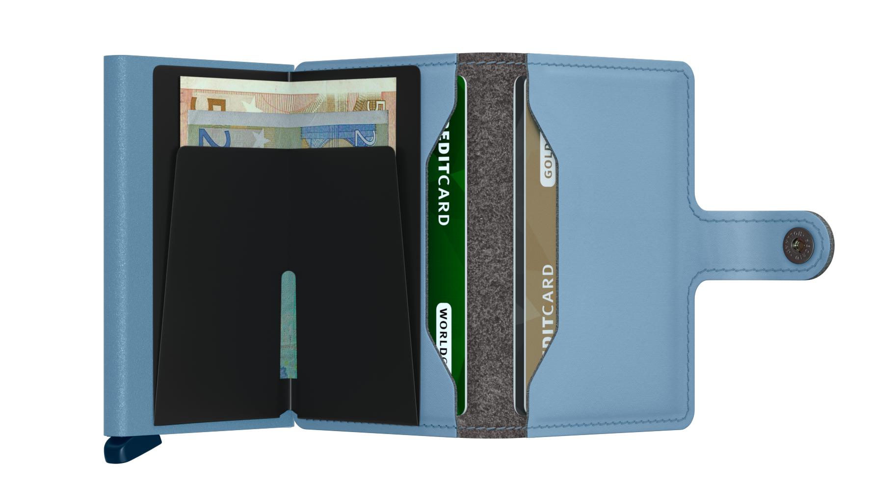 Secrid Miniwallet Yard Powder Sky Blue-Lommebok/ Kortholder-BagBrokers