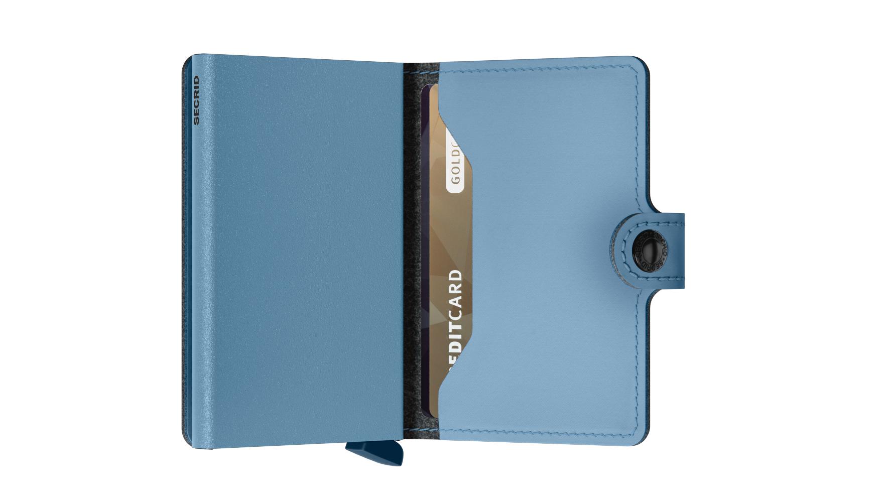 Secrid Miniwallet Yard Powder Sky Blue-Lommebok/ Kortholder-BagBrokers