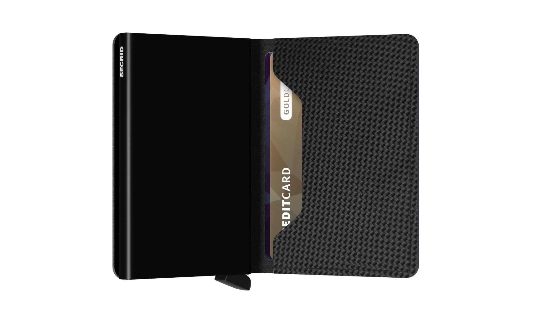 Secrid Slimwallet Carbon Black-Lommebok/ Kortholder-BagBrokers