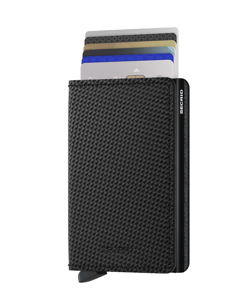 Secrid Slimwallet Carbon Black-Lommebok/ Kortholder-BagBrokers