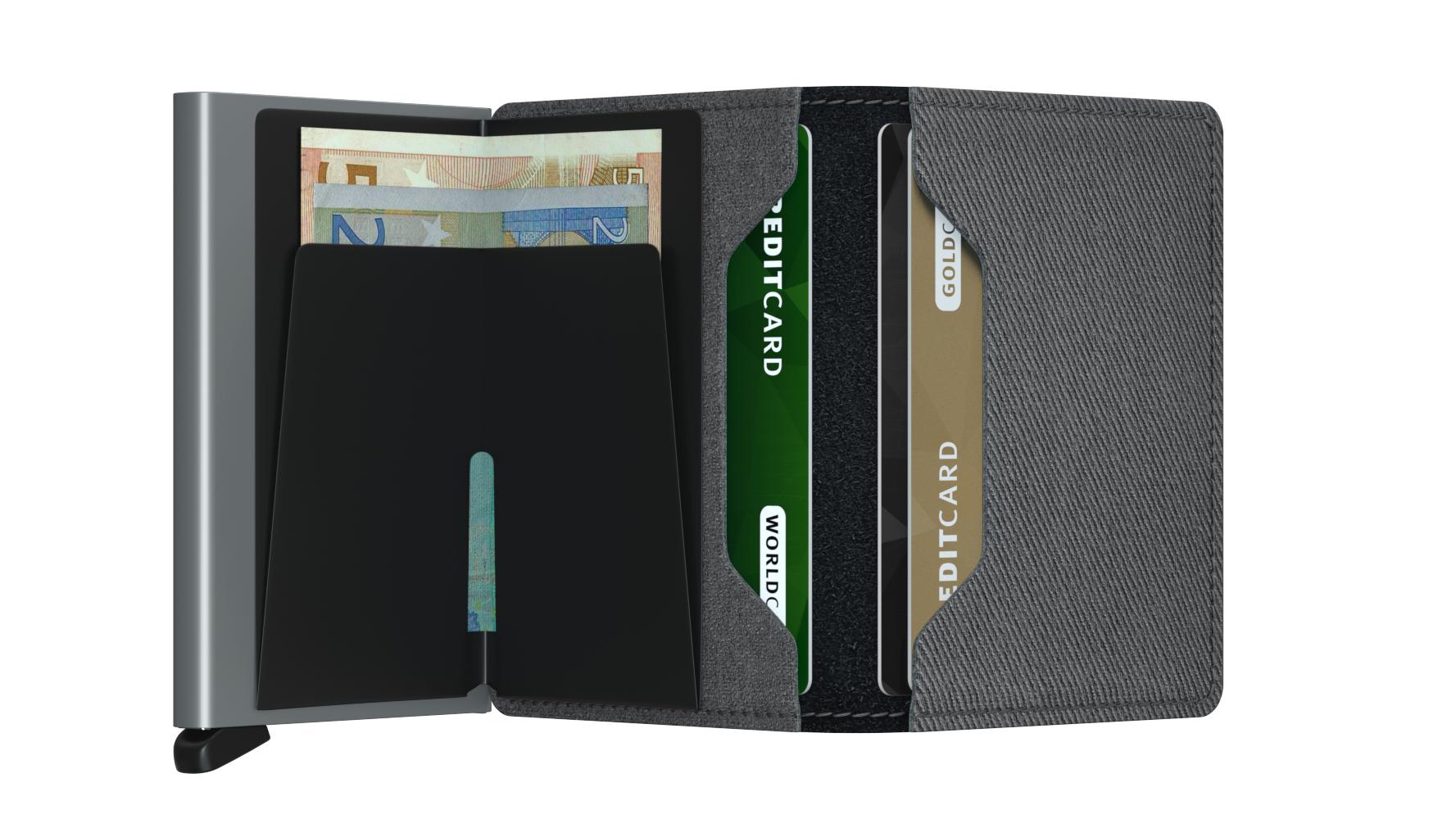 Secrid Slimwallet Twist Grey-Lommebok/ Kortholder-BagBrokers