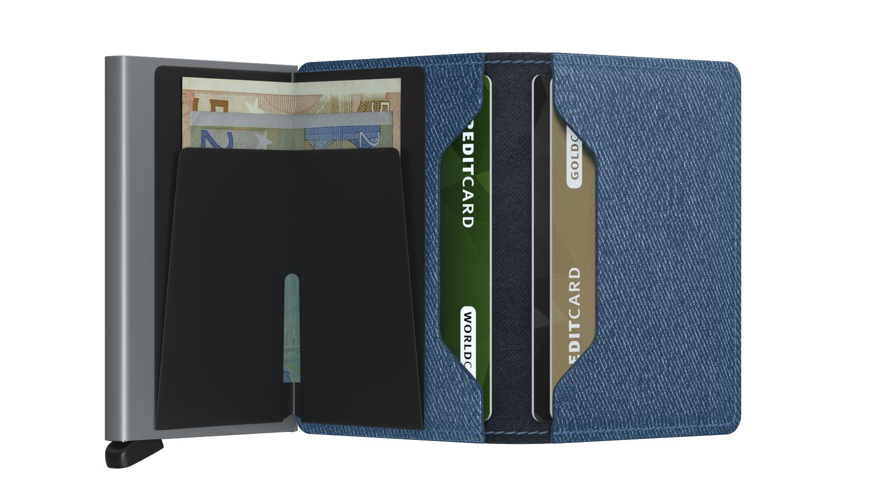 Secrid Slimwallet Twist Jeans Blue-Lommebok/ Kortholder-BagBrokers